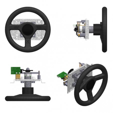 Steering Wheel PCB Control 270º 480P With Centering And Hoop