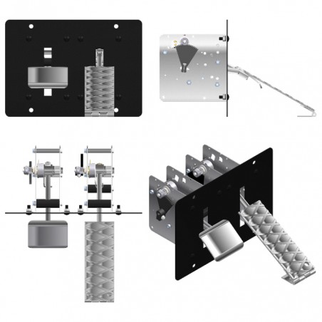 PEDAL DOBLE MIXTO CON POTENCIÓMETROS PE/DM-P