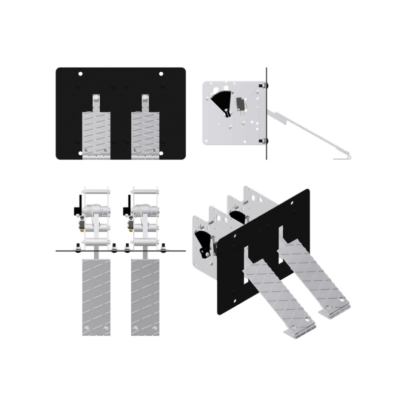 PEDAL DOBLE LARGO CON MICROS PE/DL