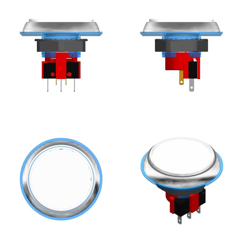 PULSADOR RM/SM4-22 HALO CR