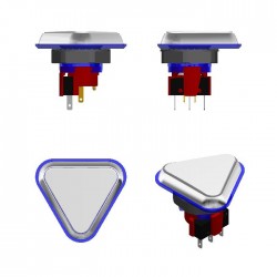 PULSADOR TRI/SM4-22 HALO CR