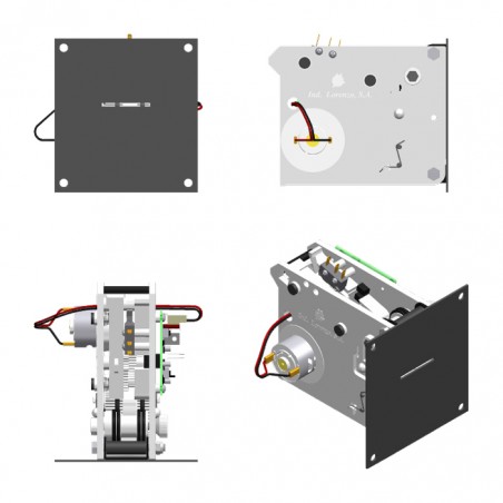 Ticket Dispenser With Metal Front Plate TD/V