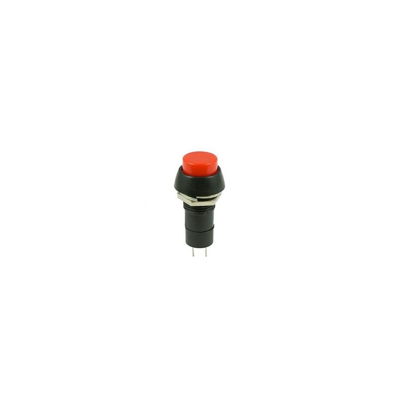 Pulsador Redondo Rojo. ON-OFF