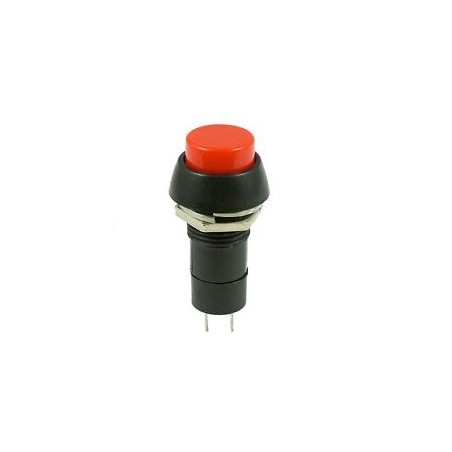 Pulsador Redondo Rojo. ON-OFF