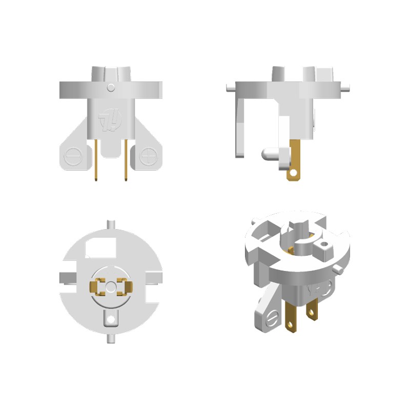 SUBMINIATURE LAMPHOLDER 0,5 (QTS) WITHOUT MICROSW. WITHOUT LAMP