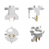 PORTAMICRO SM-BAYONETA MICRO MINI LED BLANCO