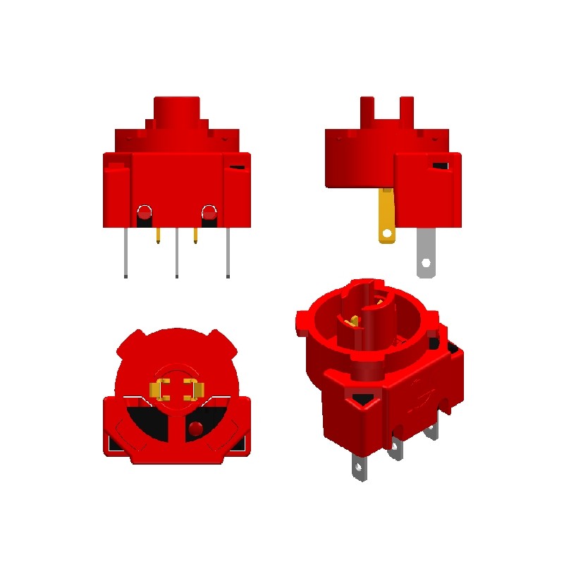PORTAMICROS SM4-22 MICRO MINI 5 TERMINALES LED BLANCO